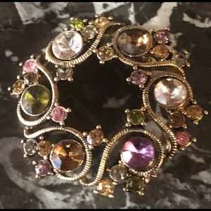 Monet Vintage Rhinestone Brooch